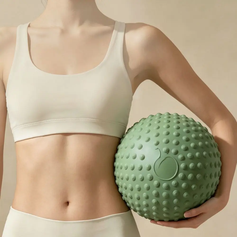 Portable Pilates Ball Textured Yoga Sphere Fitness Accessories For Core Stability Workout Body Sculpting Yoga Studio