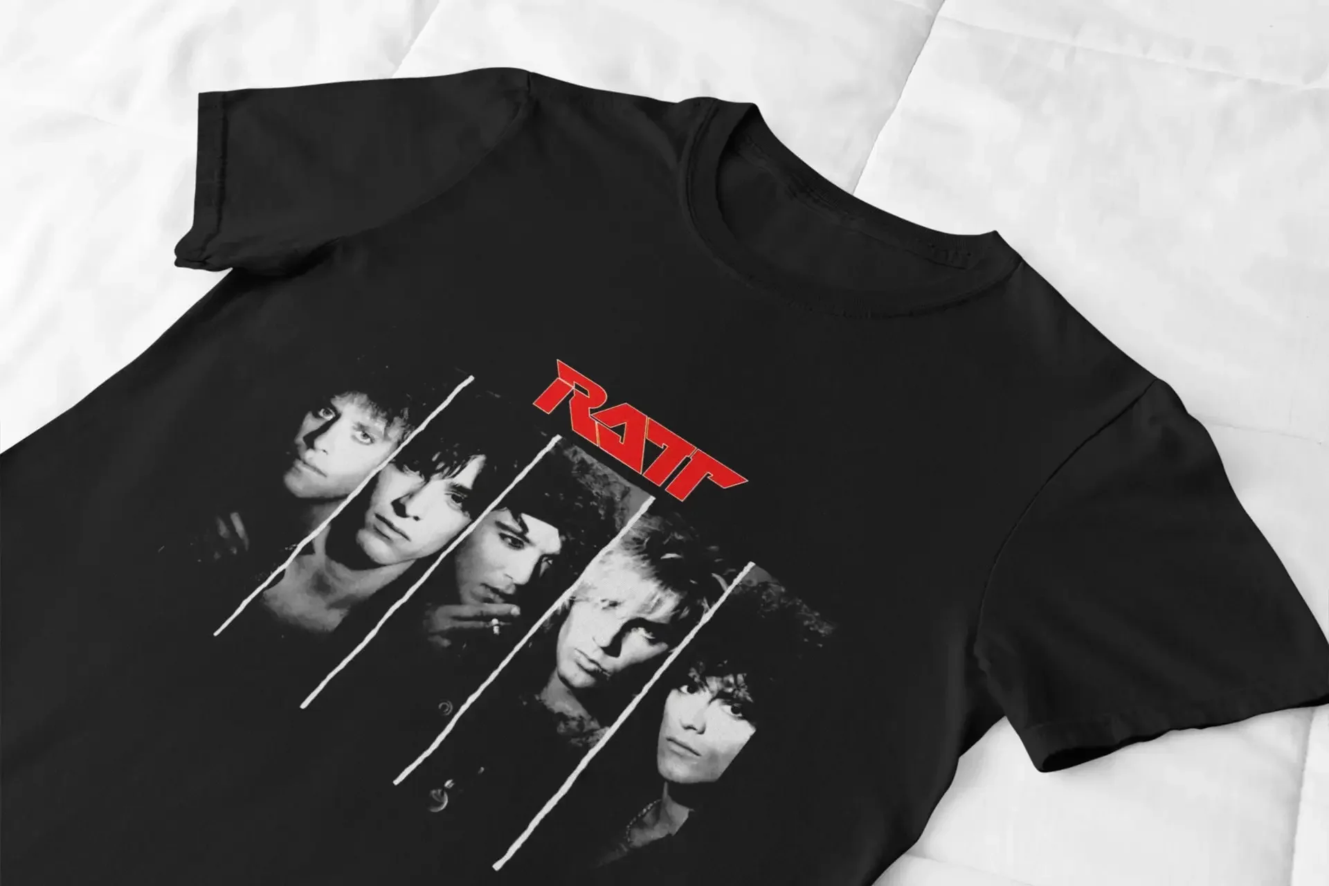 New Be T Gsi 1987 RATT vintage rock concert 1980s tour shirt tOP daS Ne
