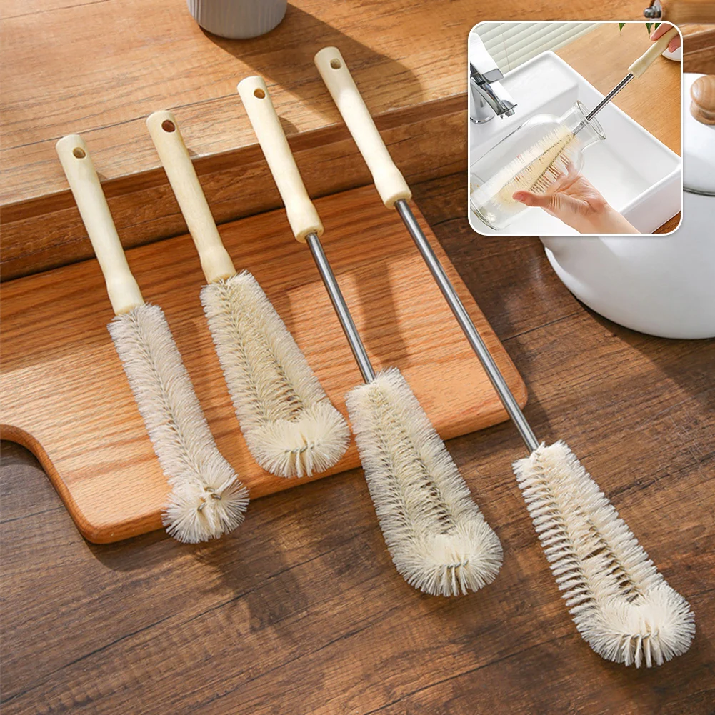 Silicone Bottle Brush For Blender Jar Long Handle Brush For Baby Bottles Quick-Dry Design Deep Cleaning Tool For Tall Glasswares