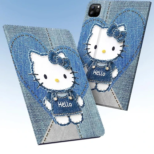 Imagen 1 del producto Funda Protectora Hello Kitty para SAMSUNG Tab Pad, Galaxy TAB S7 S8 S9 A9 S10 S11 FE PLUS 11in 12.4in 13.1in, Funda para Tablet A7 S6