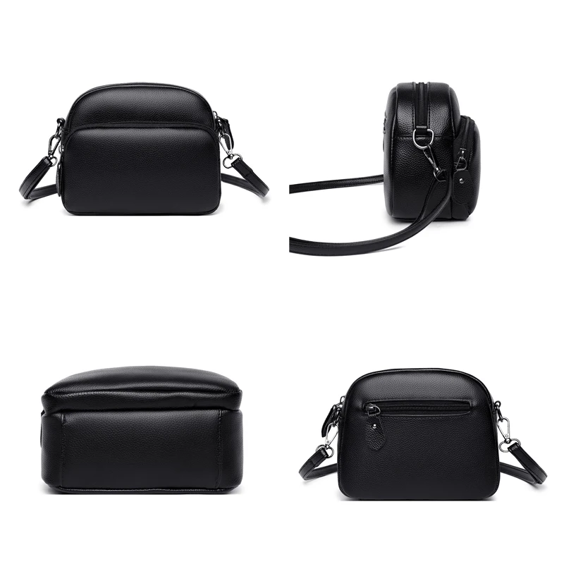 PU Leather Crossbody Bag Korean Fashion Shoulder Bags For Women Small Messenger Bag Vintage Lady's Purse Luxury Designer Handbag