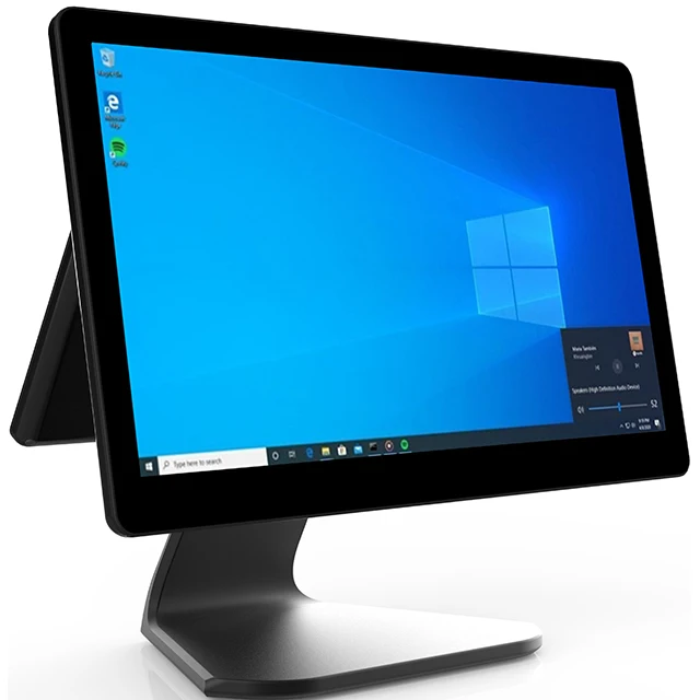 

Smart Desktop Terminal 15.6 Inch+10.1 Inch Single Touch Screen Windows/Android Payment Terminal All in One Desktop Pos