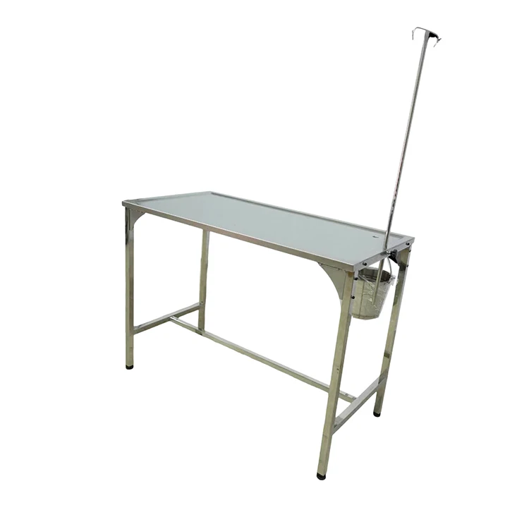 Professional 304 Stainless Steel  Vet IV Stand /Small Animal Infusion Table  for Vet Exam Table Animal Hospital Clinic Equipment