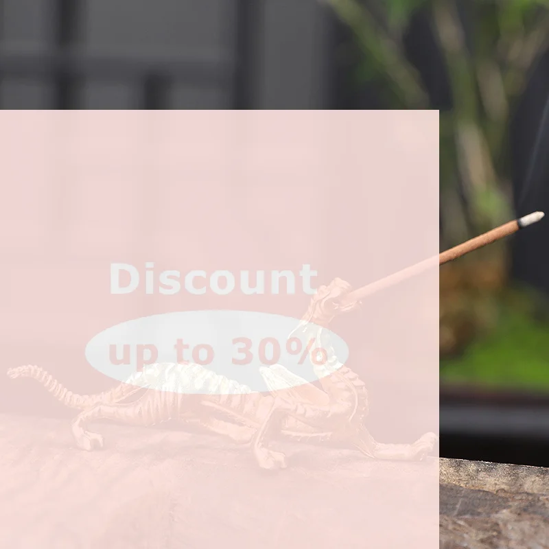 Creative Dragon Incense Burner Stick Holder Vintage Sandalwood Base Temples Yoga Studios Meditation Stand Home Decoration Craft