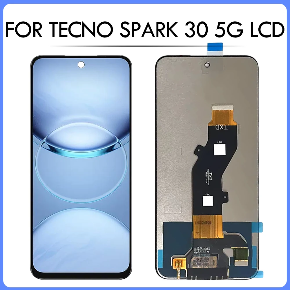 6.67''LCD For Tecno Spark 30 5G KL8 LCD Display Touch Screen Digitizer Assembly Replacement