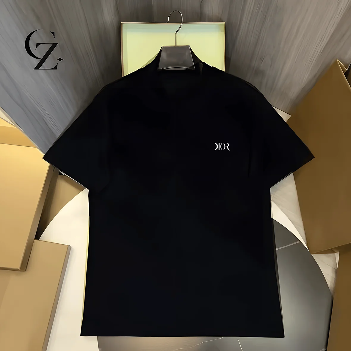 Summer new men's high-end pure cotton T-shirt - Casual multi-purpose round-neck short-sleeved cotton lightweight luxurious