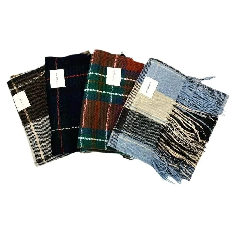 منقوشة الشتاء وشاح المرأة الرقبة رئيس الأوشحة أزياء عارضة الأوشحة الكشمير السيدات شالات ويلتف Bufandas Hombre