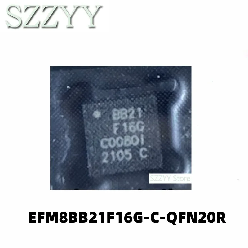 

5 шт. EFM8BB21F16G-C-QFN20R с трафаретной печатью, в упаковке BB21F16G QFN20, чип MCU для авиационных моделей