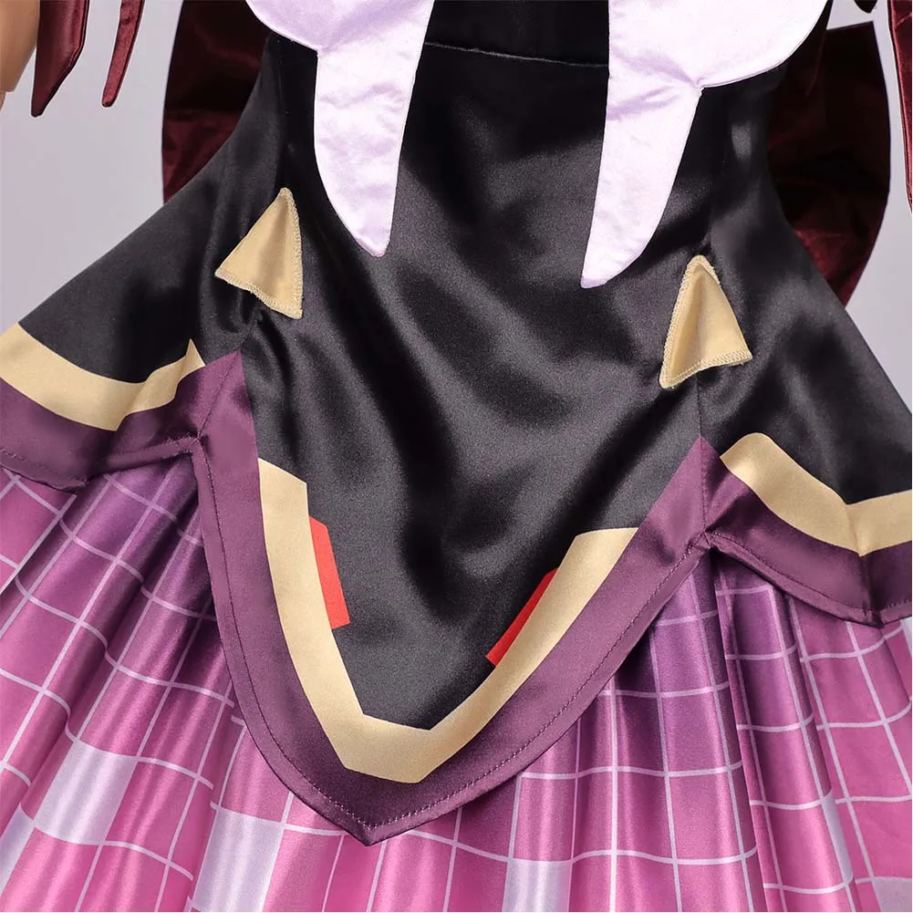 OW 2 Cosplay Juno Corrupted Heart of Hope Costume Magical Girl Off Shoulder Dress Choker Gloves Halloween Carnival Disguise view 6