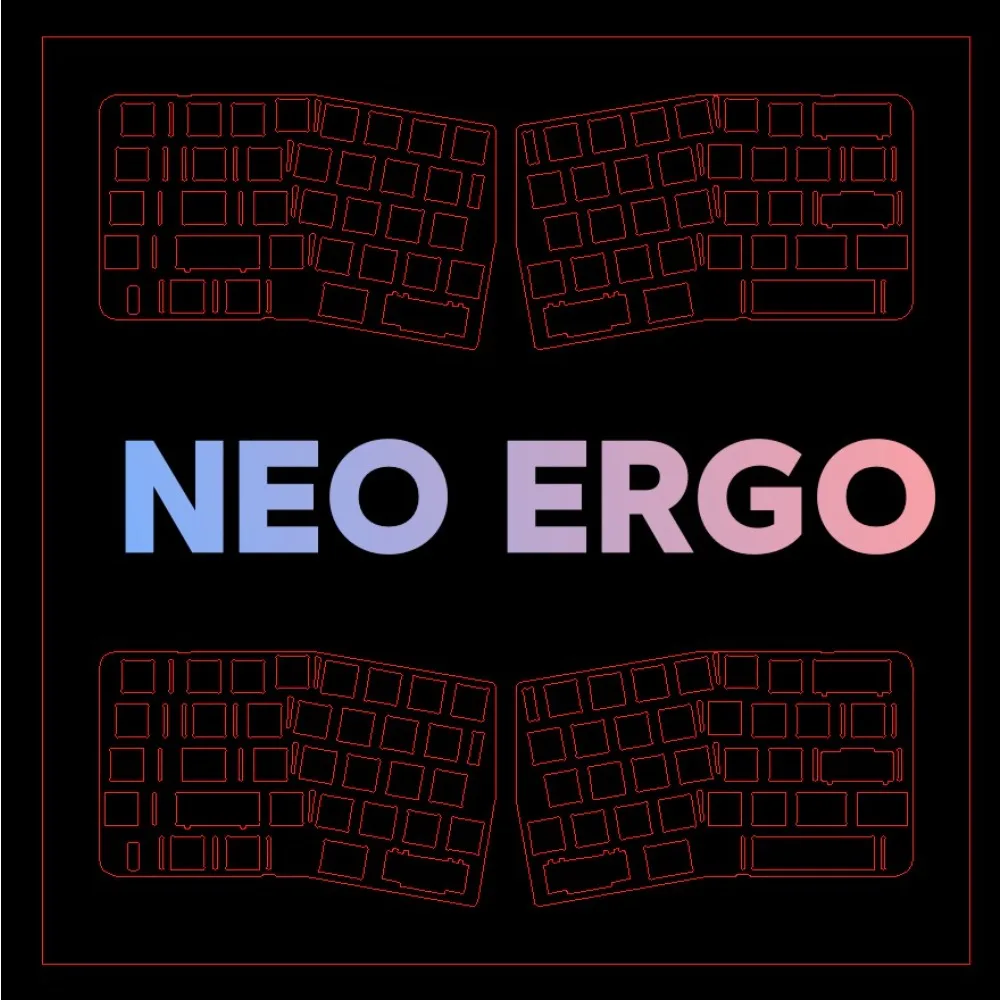 Neo Ergo Keyboard Positioning Board PC/POM/FR4/Carbon Fiber Keyboard PCB Board 2.25u-2.75u Neo Ergo Alice Keyboard Accessories