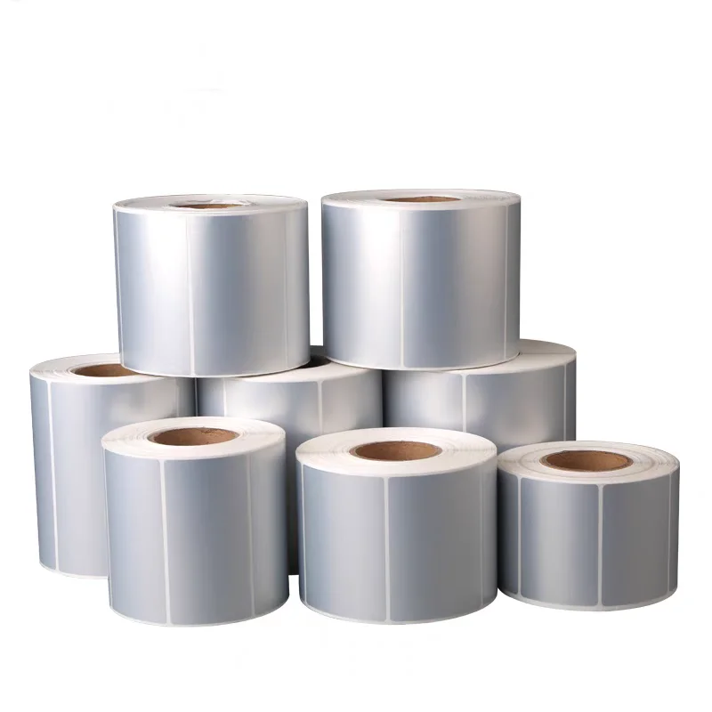 شريط راتينج، مقاوم للماء 40-110 مم، ملصق مجوهرات للحيوانات الأليفة/شريط نقل ملصق فضي غير لامع، شفاف مقاوم للخدش