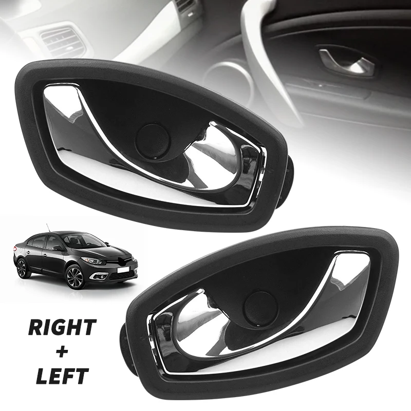 Poignée Intérieure De Porte Pour Renault Clio 3 – Housse ABS Noire, Référence 8200316977 – Pour Côté Gauche/droit, Remplacement Esthétique - 9