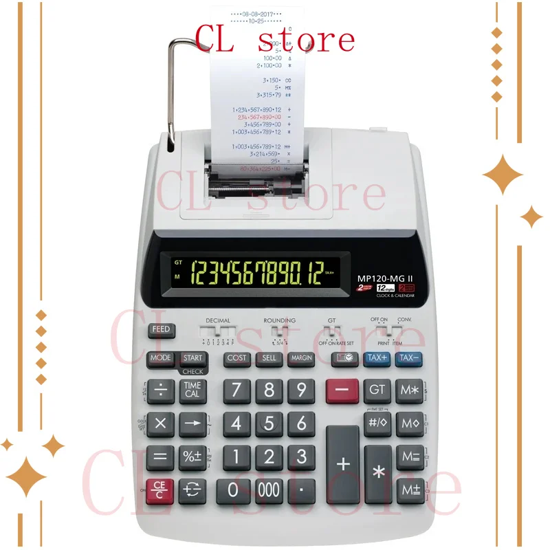 Printable Calculator Financial and Financial Printing Calculator Two-color Printer Type MP-120MG view 4