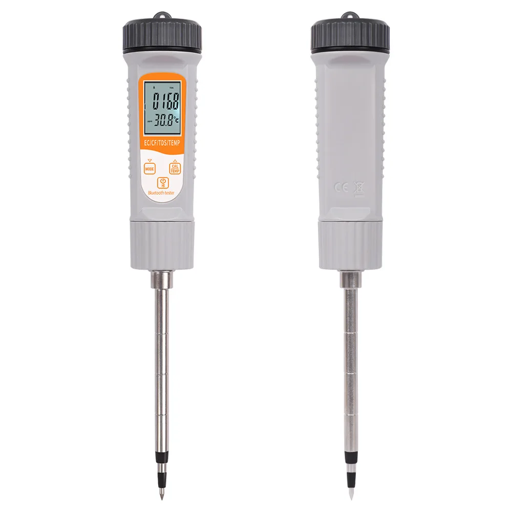 BT761 EC/CF/TDS/TEMP 4-in-1 Bluetooth Soil Detector High Precision Soil EC Meter