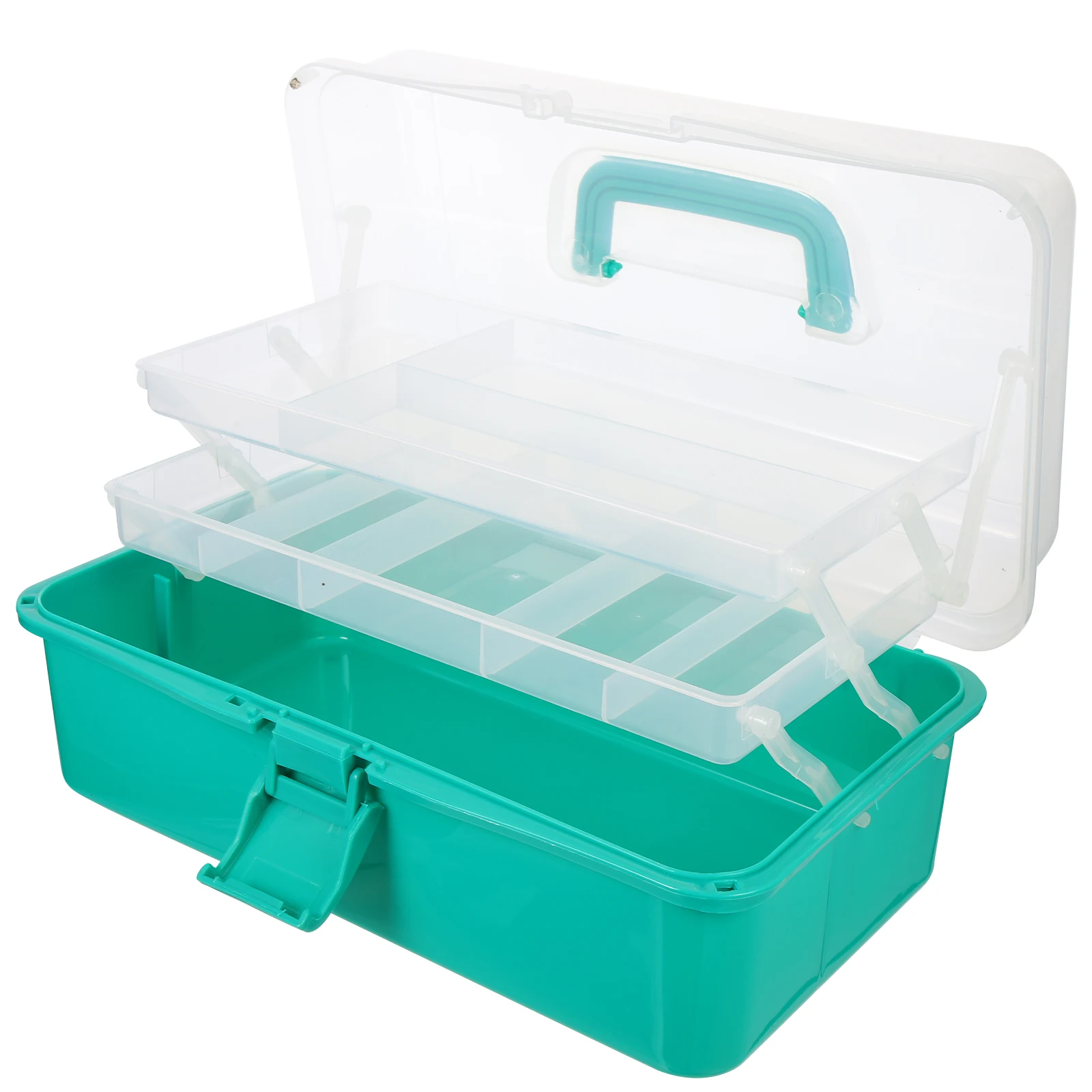 

Durable PP Tool Storage Box Large Capacity Safe Buckle Portable Household Office Multi-function Organizer Foldable