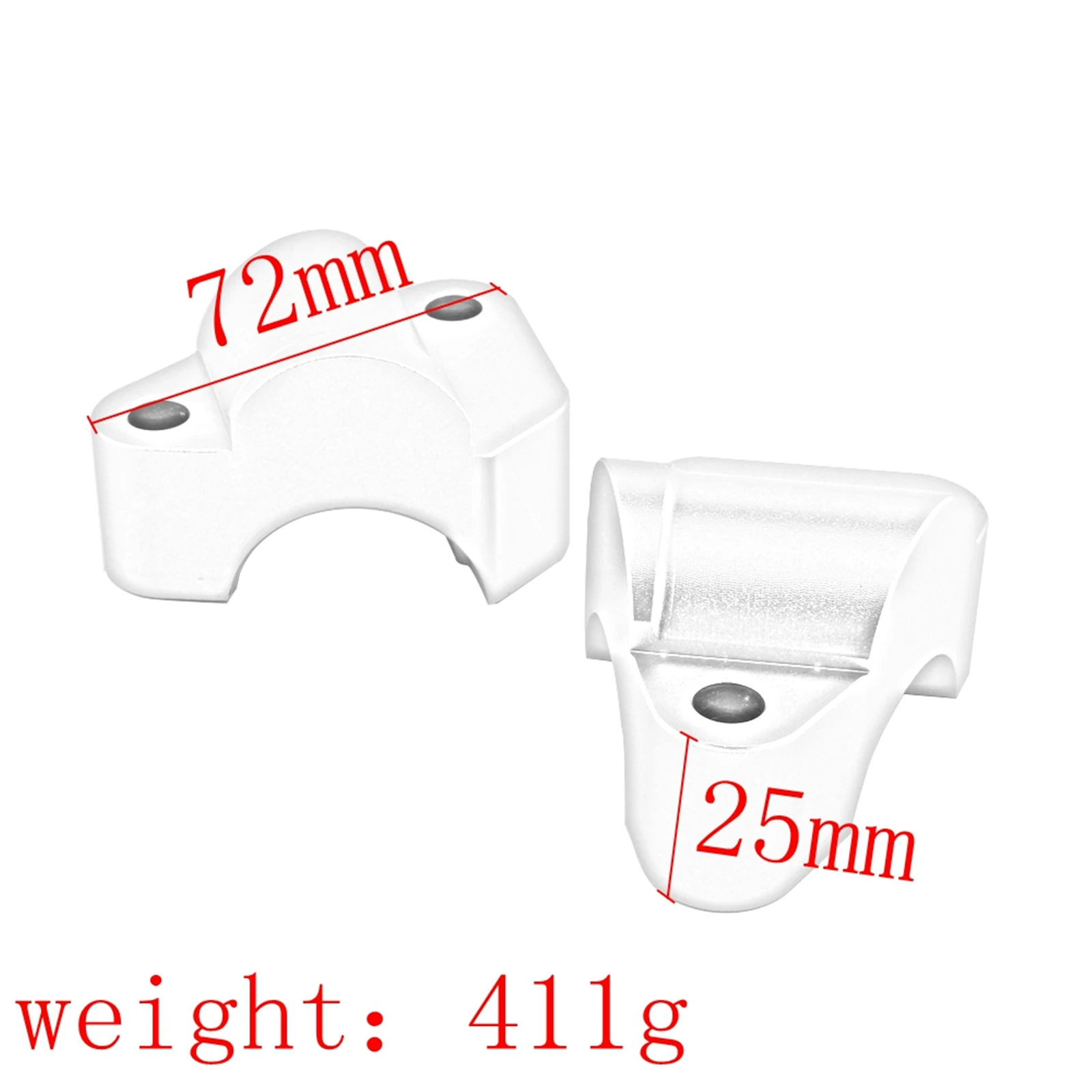 Motorbike Handlebar Heightening Handle Bar Riser Clamp Adapter For Triumph Tiger 1200 GT Pro 2022-2023 view 6
