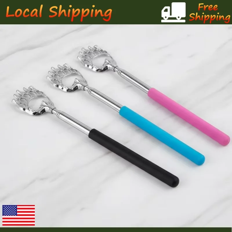 

3 шт., набор для когтей медведя, набор для когтей, инструмент для когтей, выдвижной инструмент для скребка для спины, выдвижной инструмент для скребка для спины