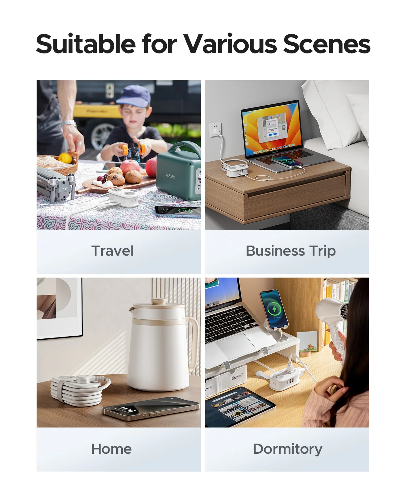 Great for Travel, Business Trip, Home, and Dormitory
