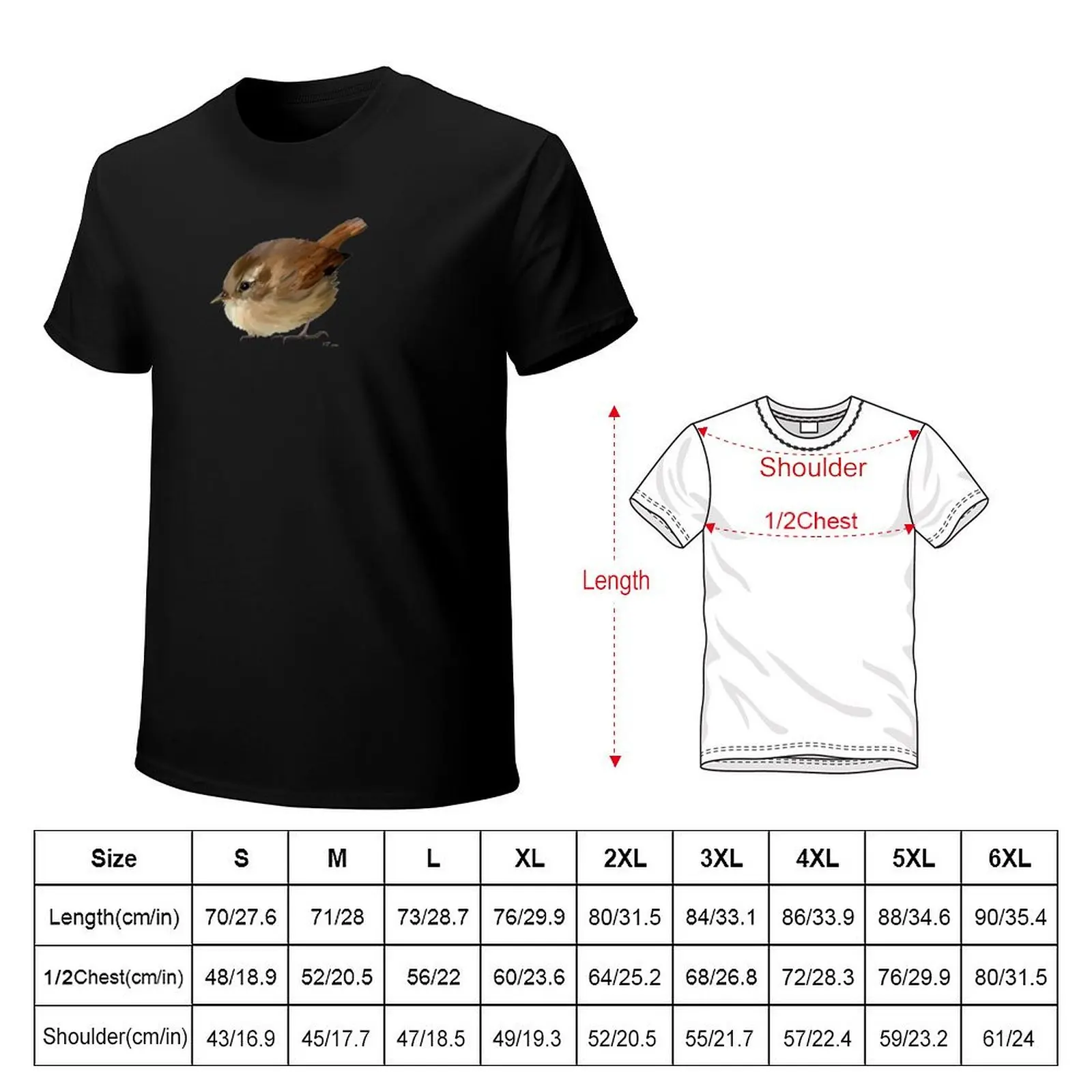 Bird: Wren T-Shirt summer clothes aesthetic clothes heavy weight t shirts for men