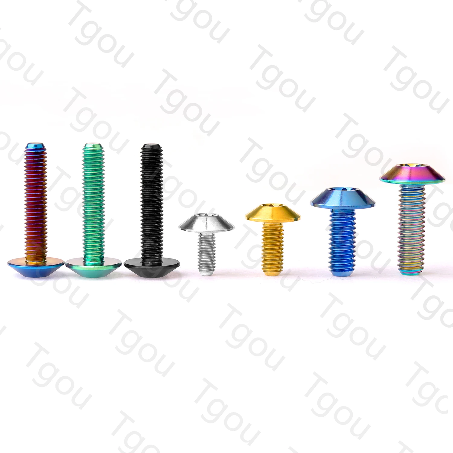 Tgou Titanium Bolts M4 M5x10/12/15/20/25mm Torx T25 Head Screws for Bicycle And Motorcycle Parts Accessories image 4
