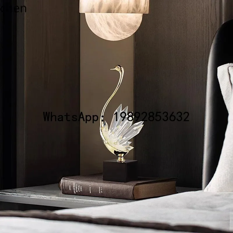 

ww21 Swan Ornament - High-end Living Room Animal Decoration Craft