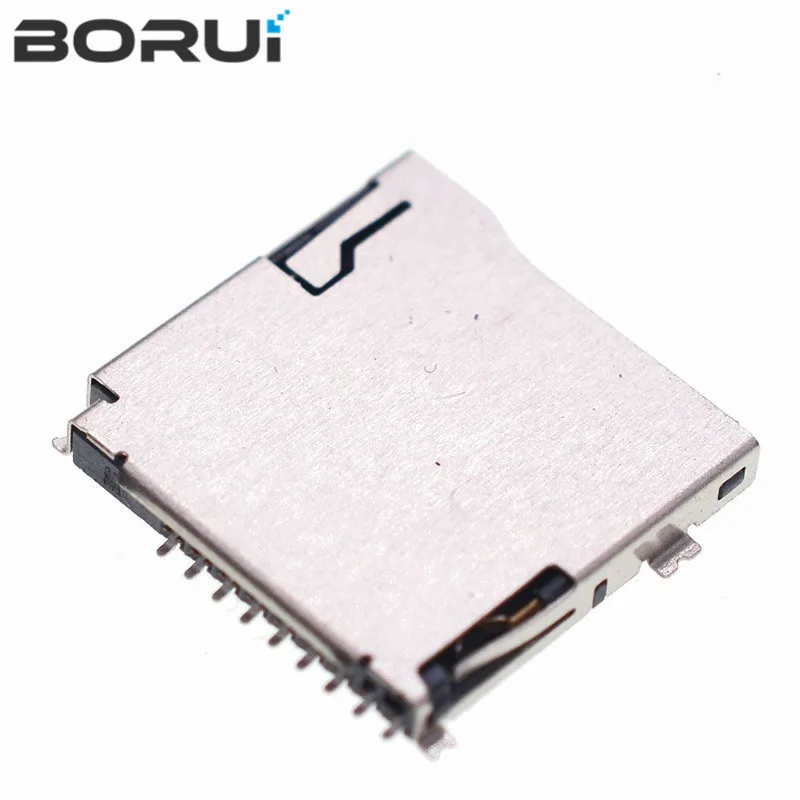 10PCS Push-Push Type TF Micro SD Card Socket Adapter connettore PCB automatico