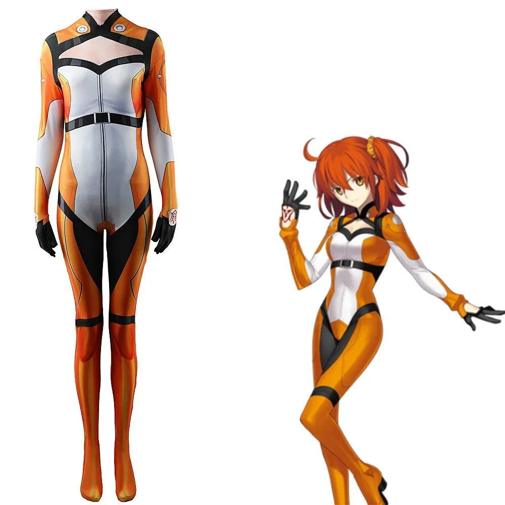 Game Chaldea Combat Uniform Cosplay Costume Atlas Academy Spandex Zentai Suits Bodysuit Jumpsuit Halloween Costume Adult Kids