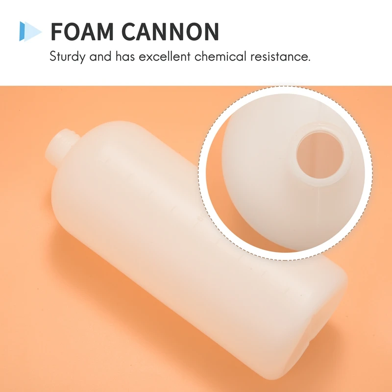 AEE4-Foam Cannon Bottle Snow Soap Bottles Lance Foam Empty Bottle For Pressure Washer Gun Car Garden Lawn Roofs Cleaning, 2 Pack