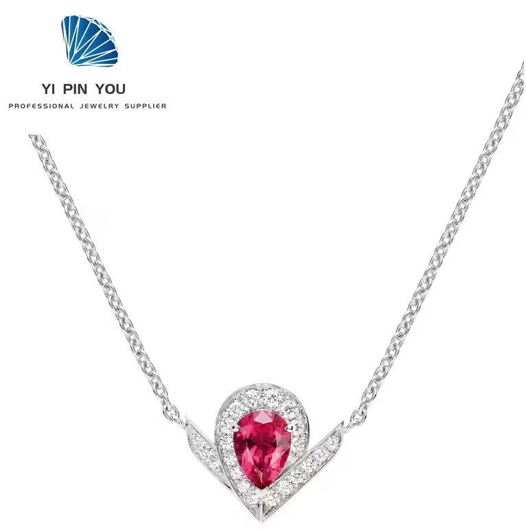 

High Quality High-end S925 Trendy Design Dazzling Zircon Necklace Pendant - Anniversary Gift