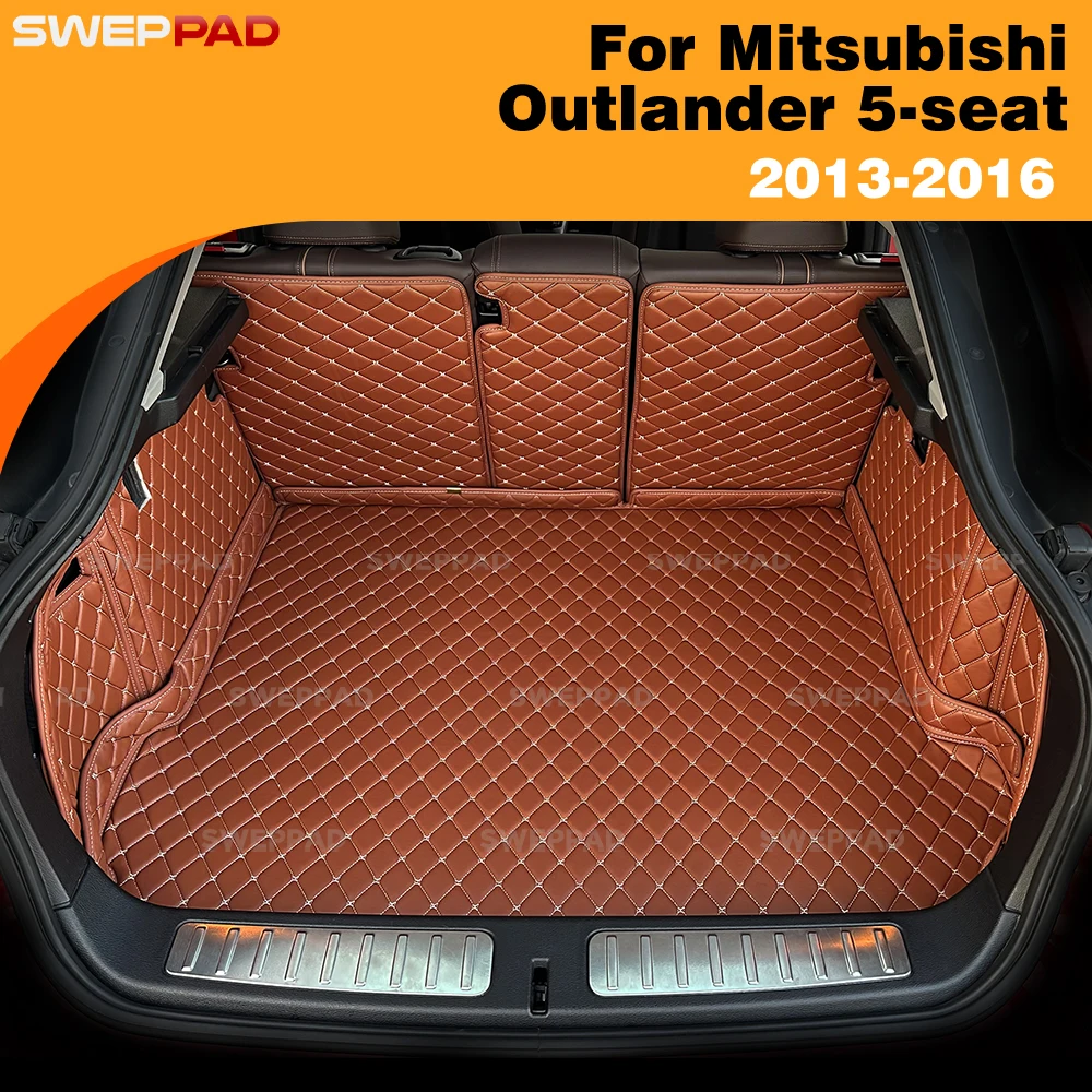 

For Mitsubishi Outlander 5-seat 2013-2016 15 14 Auto Full Coverage Trunk Mat Car Protective Pad Cargo Liner Interior Accessories