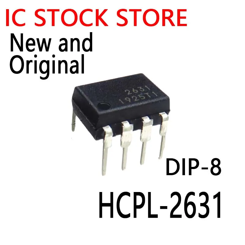 5PCS New and Original  DIP-8 HCPL2631 8A2631  2631 HCPL-2631