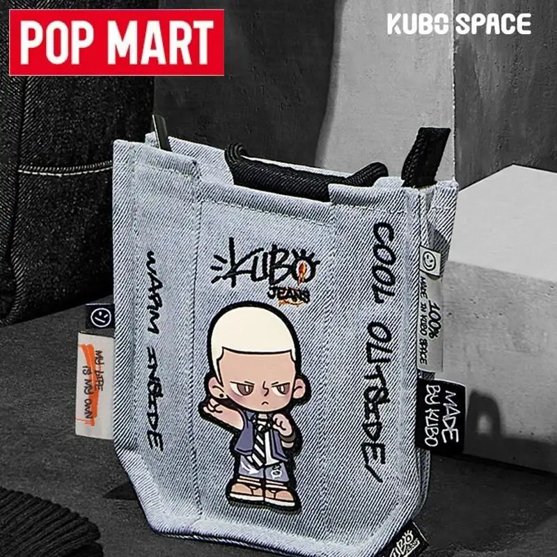 

POP MART Kubo Jeans Series Мини-сумка Симпатичные сумки на плечо Модные аксессуары Kawaii Аниме Фигурки Украшения Коллекция подарков