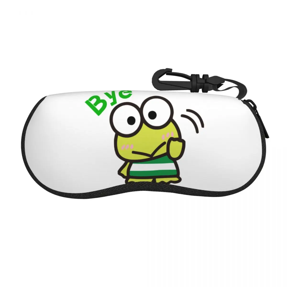 

Sanrio Cartoon Keroppi Sunglasses Soft Case Neoprene Zipper Shell Eyeglass Case Custom Protective Box For Glasses