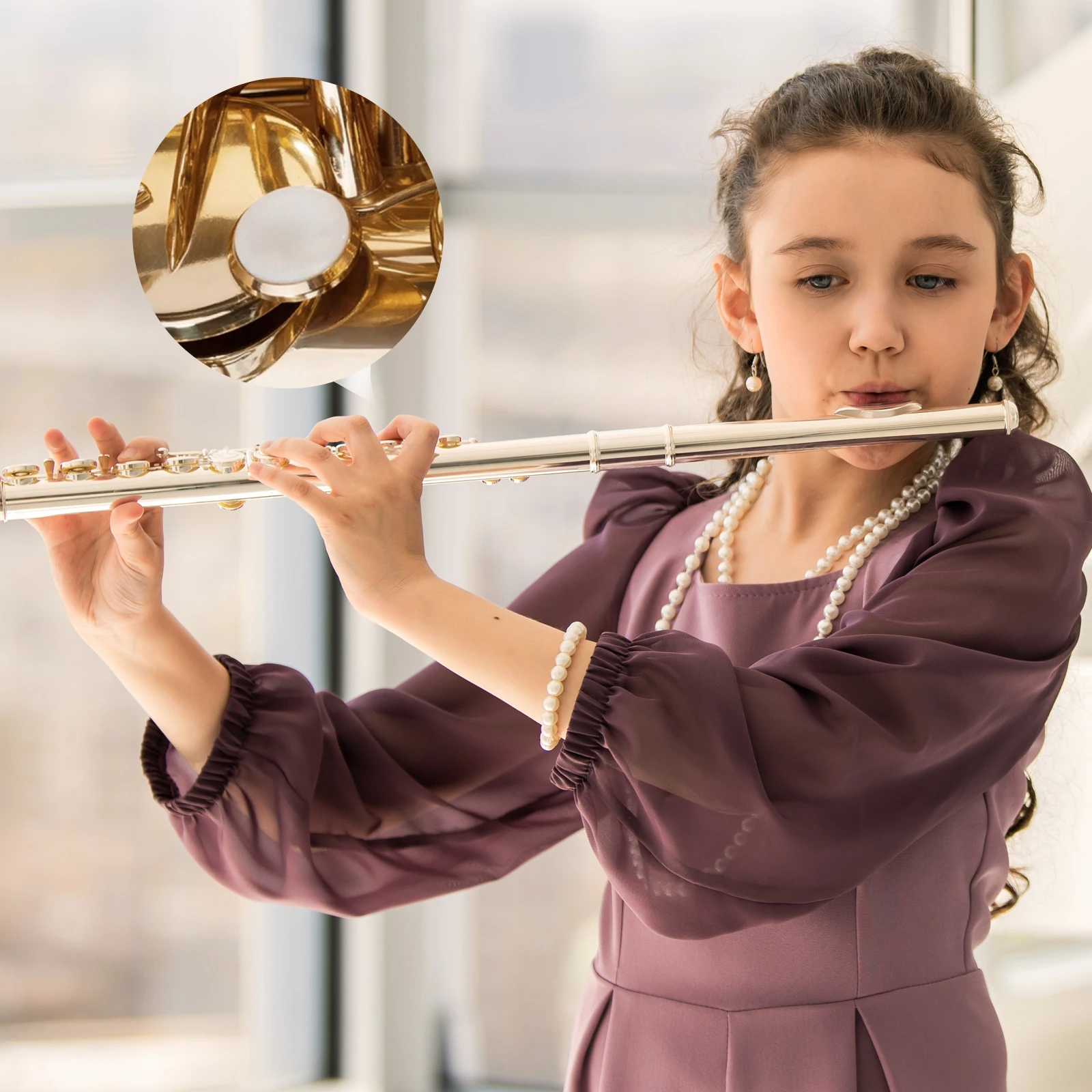 Tapones para flauta flexibles de silicona, sin arañazos, para flautas con Agujero Abierto, herramientas de práctica para principiantes, accesorios para instrumentos musicales, 25 uds.