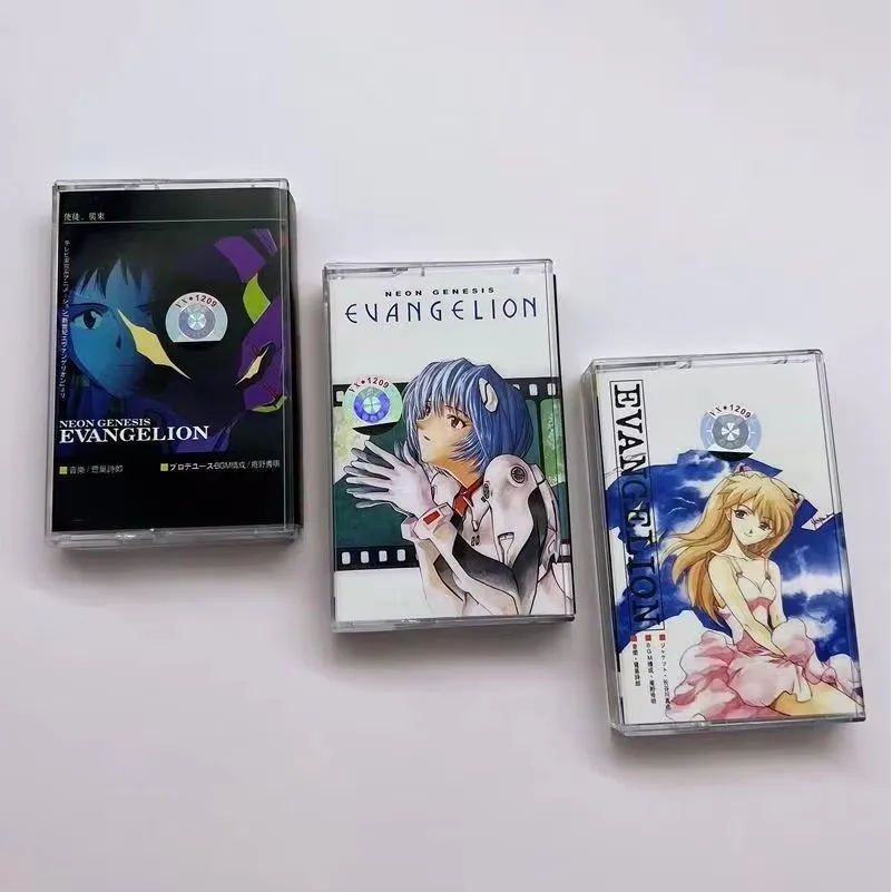 Anime NEON GENESIS EVANGELION EVA Sagisu Shiro Musik Tape Greatest Hits OST Album One Last Kiss Kassette Cosplay Soundtracks Box – Detail 3
