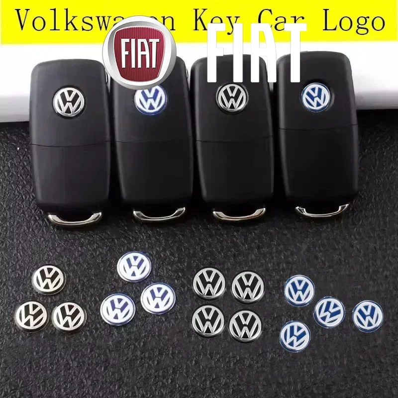 

Car Metal Emblem Stickers Auto Remote Key Logo For VW GTI Polo Golf Passat Tiguan Arteon Touareg Taigo Caddy Jetta Beetle Sharan