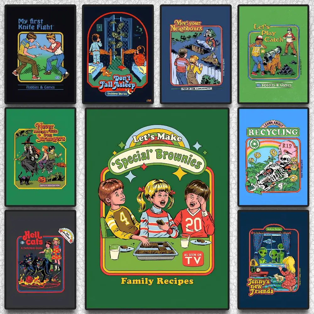 لوحة معلقة ستيفن رودس ملصق فني HD جدار لزج فني مقاوم للماء غرفة المعيشة المنزلية غرفة النوم الديكور الجمالي