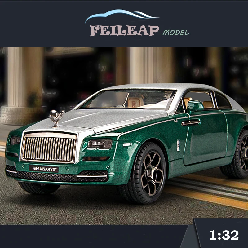 

Big Size 1:22 Scale Rolls Wraith Alloy Car Model Diecast Toys Vehicles Children's Car Toy Gift Collective Metal Home Decoration