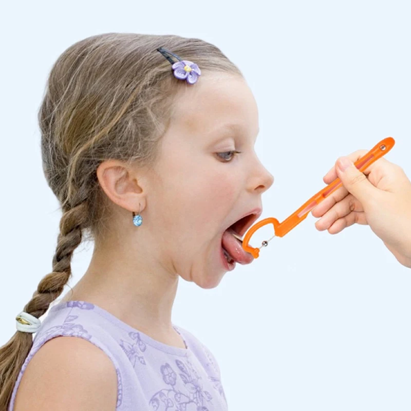 【L】3/4PCS Kids Tongue Tip Lateralization Elevation Tool Tongue Tip Exercise Oral Muscle Training Autism Speech Therapy Talk Tool