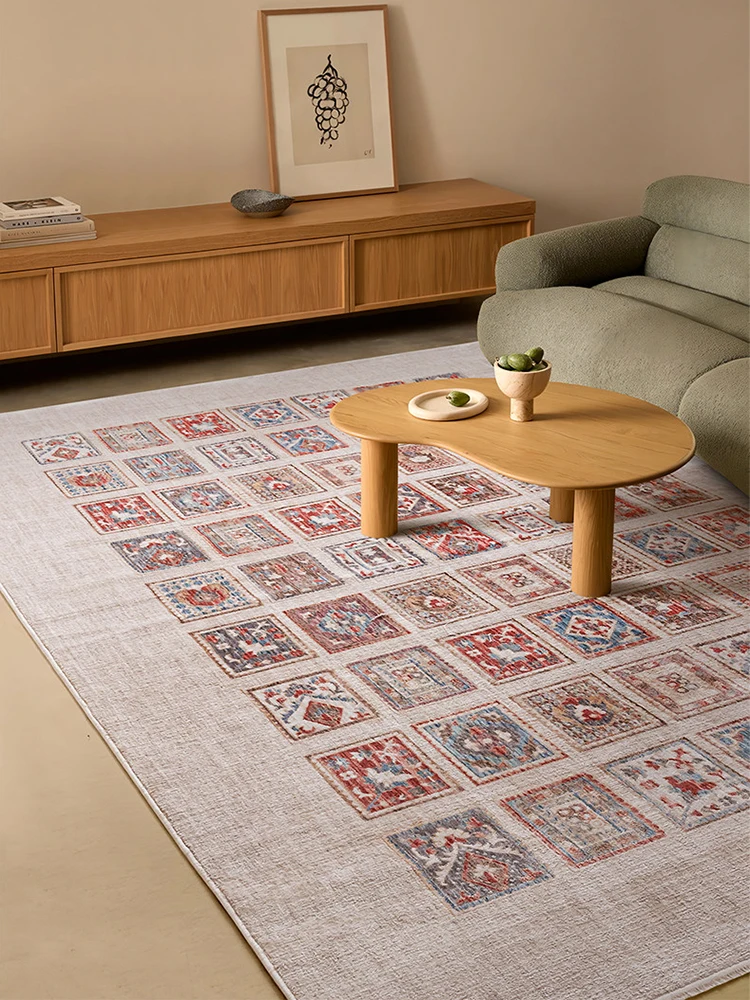 터키 스타일 거실 카펫 미국 페르시안 침실 러그 홈 고 - Home Textiles Turkey 리뷰 및 가격