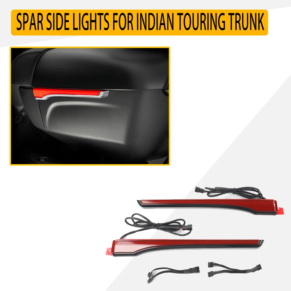 

INDIAN TOURING TRUNK Roadmaster Limited Pursuit Dark Horse 2024 2023 2022 2021 2020 НОВЫЕ мотоциклетные аварийные боковые фонари