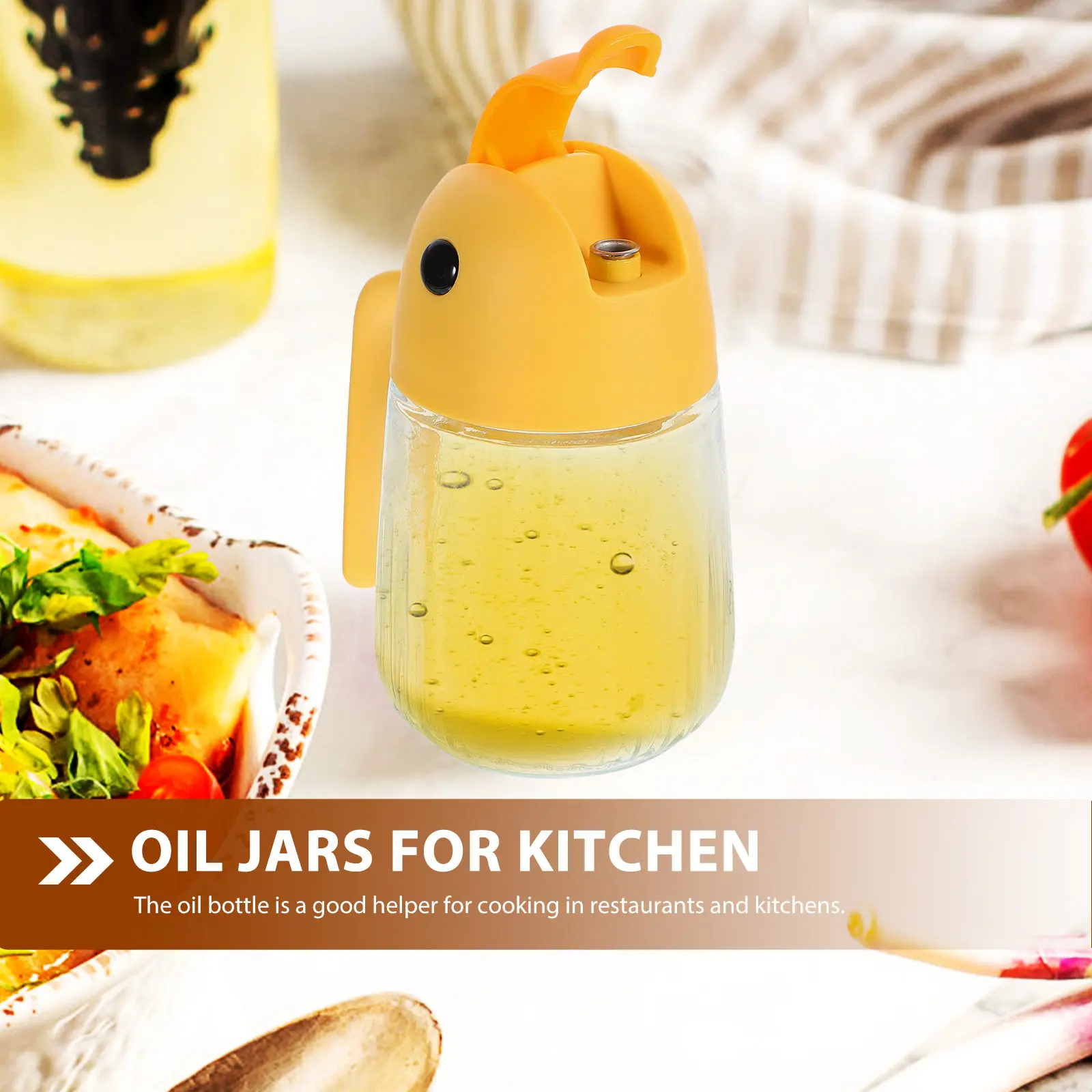 Automatic Open Close Glass Oil Bottle Vinegar Bottle Soy Sauce Dispenser for Kitchen Condiments Salad Dressing Olive Oil Syrup