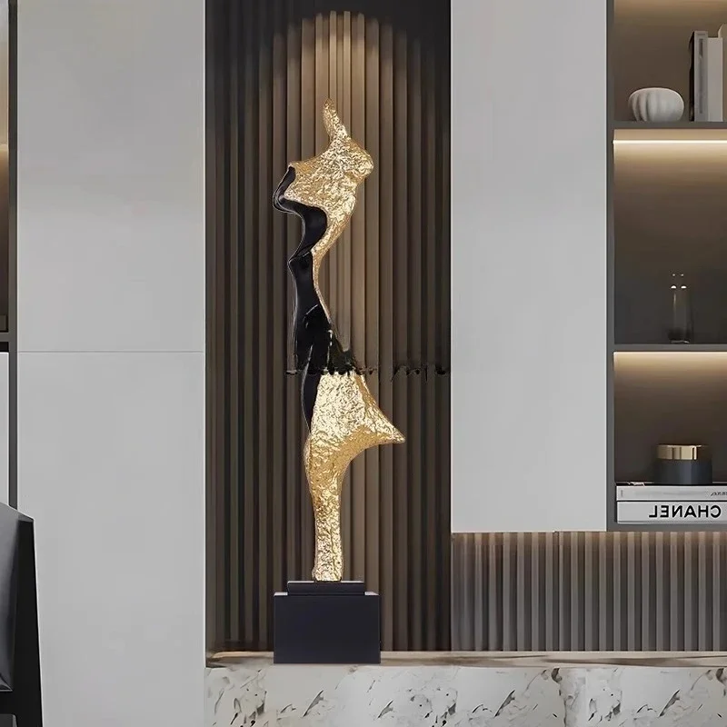 A  Sense Abstract Art Sculpture Ornament Light Luxury High Sense Corridor Crafts