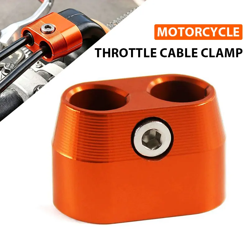 Motorcycle CNC Throttle Cable Protector Guard Clamp for KTM EXC SX XC XCF XCW 125 150 200 250 350 450 500 525 530