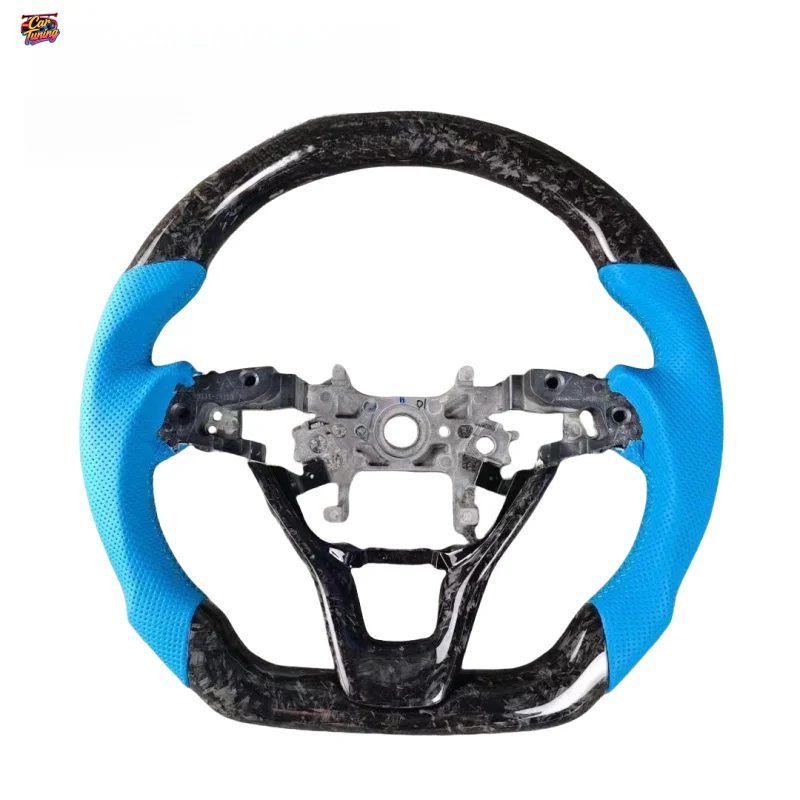 Customized LED RPM Light Sport Carbon Fiber Steering Wheel for Honda 10th Generation Accord Odyssey Elysion Lysion Inspler