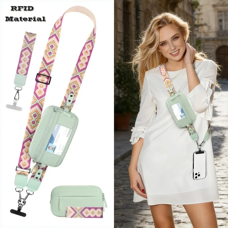 Outdoor New Trend Detachable Mobile Phone Hanger Strap, Crossbody Bag Strap, Wallet, Mobile Phone Anti-Theft Travel Accessories