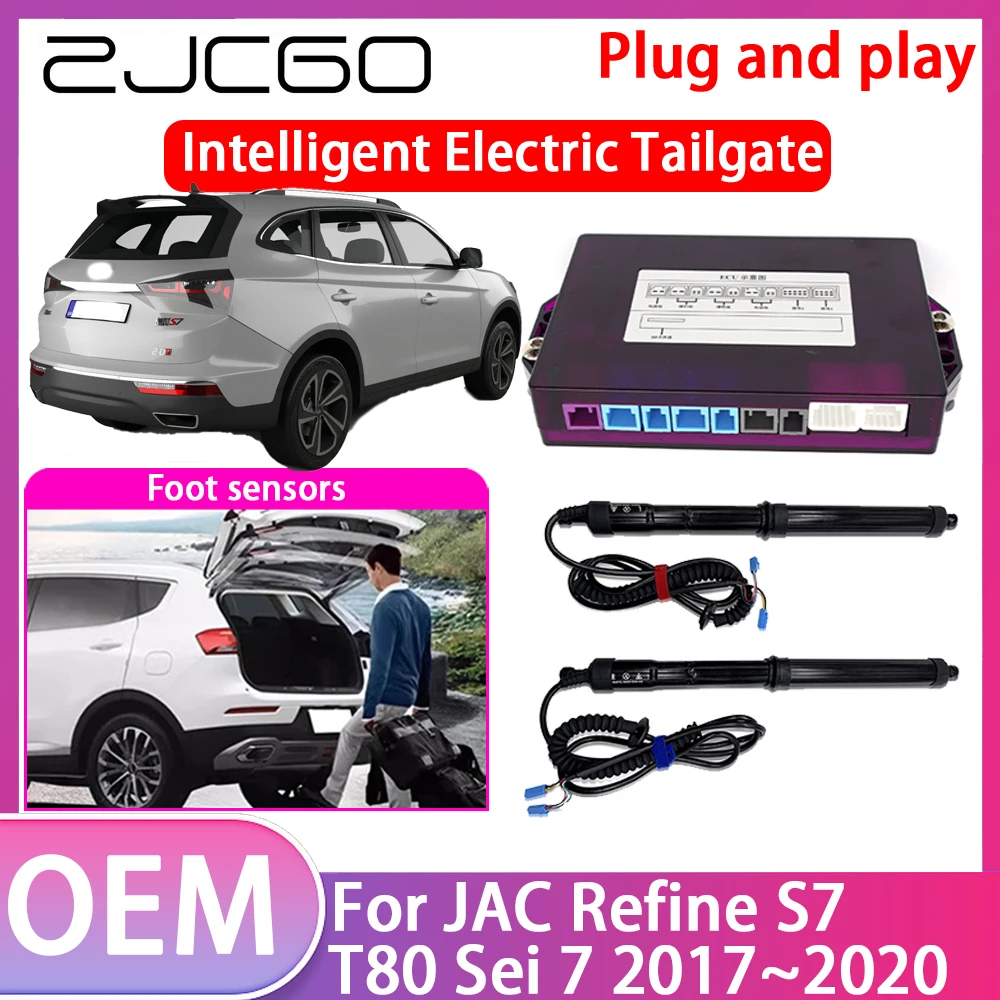 Electric Tailgate Lift Drive Trunk Opening Tail Gate Lift Soft Close Car Door For JAC Refine S7 T80 Sei 7 2017~2020