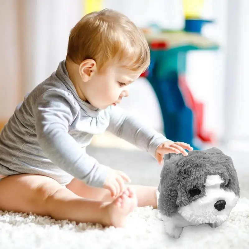 Bella Barking Walking Electric Dog peluche simulazione Smart Dog Interactive peluche peluche bambola regali per bambini