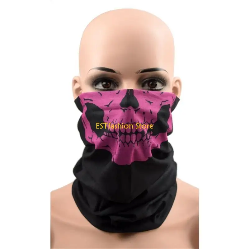 Y5GC Halloween Theme Neck Gaiter Face Covering For Outdoor Cycling Hiking And Running