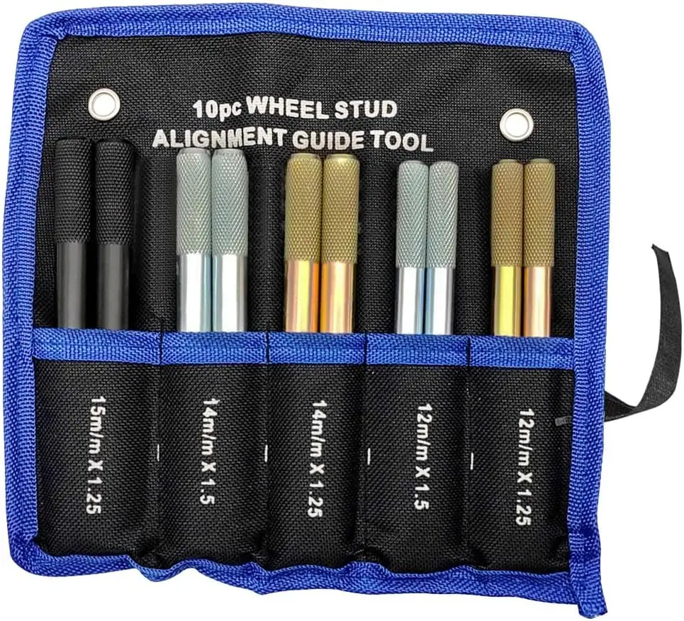 

10 шт. комплект штифтов для выравнивания автомобильных колес, инструмент для позиционирования и балансировки шпилек колес с болтами с проушинами